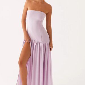 NWT Peppermayo Exclusive - Eden Strapless Maxi Dress - Lilac